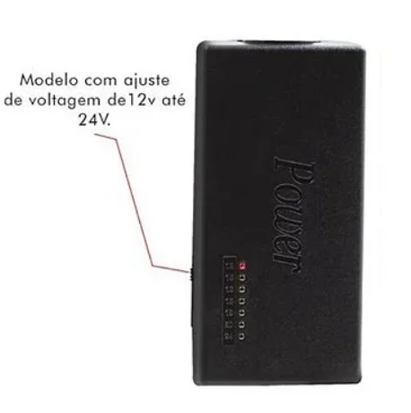 Fonte Universal para Notebook 120W Bivolt com 9 Plugs e Saída USB Grasep D-RR100