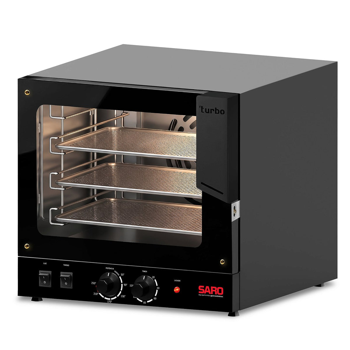 Forno Turbo Elétrico Saro FT 4 Esteiras 220V