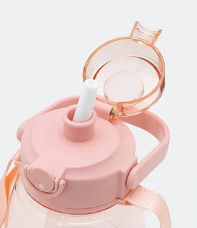Garrafa Squeeze 1300ml com Canudo Articulável e Alça Weeze CB2334