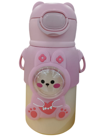 Garrafa Térmica Infantil de Inox 500ml com Alça B-Max BM-P1330