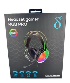 Headset Gamer RGB Pro com Microfone Aitek Delta-F4132