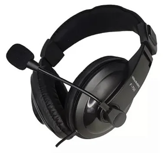 Headset para PC com Microfone e Cabo de 1,5m P2 Tecdrive F-750