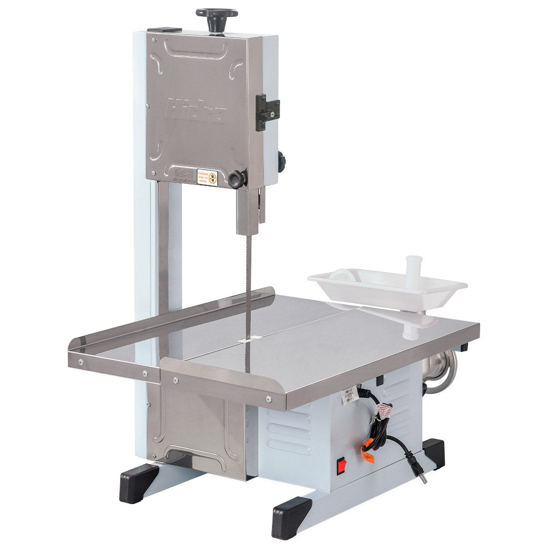 Serra Fita Hidro HI1810 com Moedor Boca 8 Mesa Móvel 1/2 CV Bivolt