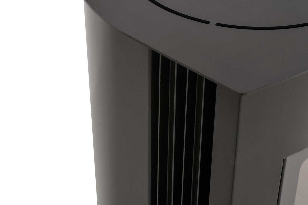 Calefator a Lenha Hidro Calidum Dupla Combustão Vidro Schott Aquece até 340 m³