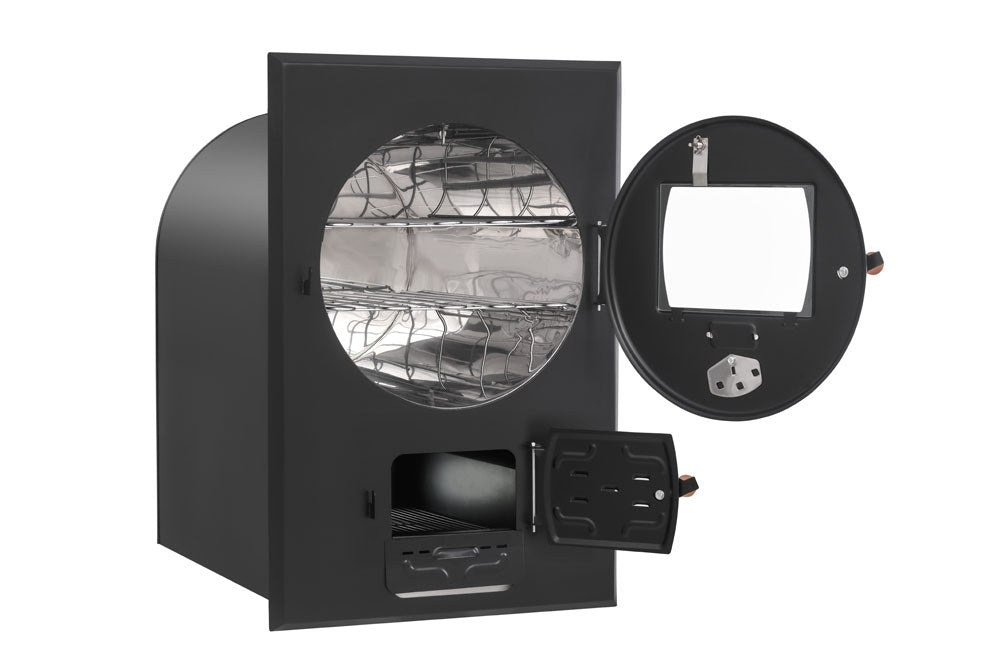 Forno a Lenha de Embutir Hidro Médio 138 Litros Inox 430