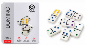Jogo de Dominó com 28 Peças Oasis OIF-7801