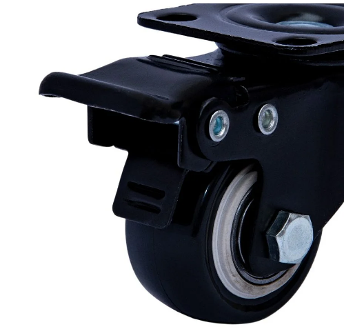 Kit com 2 Rodízios Giratórios com Freio 1.5" Bomvink BOM-2764