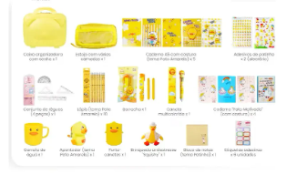 Kit de Escritório 37 em 1 para Organização e Papelaria Oasis OIA-8285