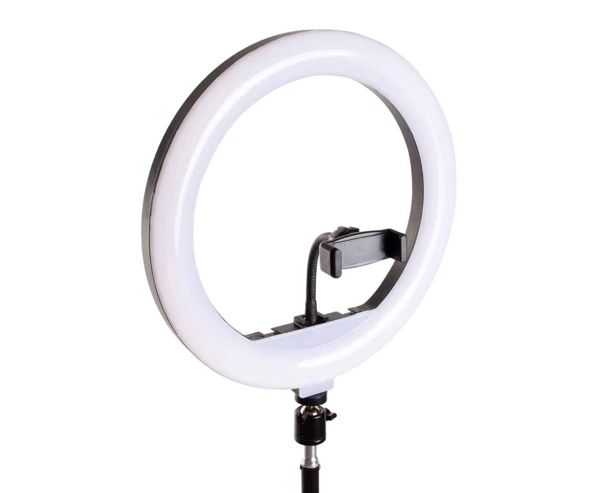 Kit com 2 Ring Lights 20W com 3 Modos de Iluminação para Selfies e Vídeos Oberon OR-PL812