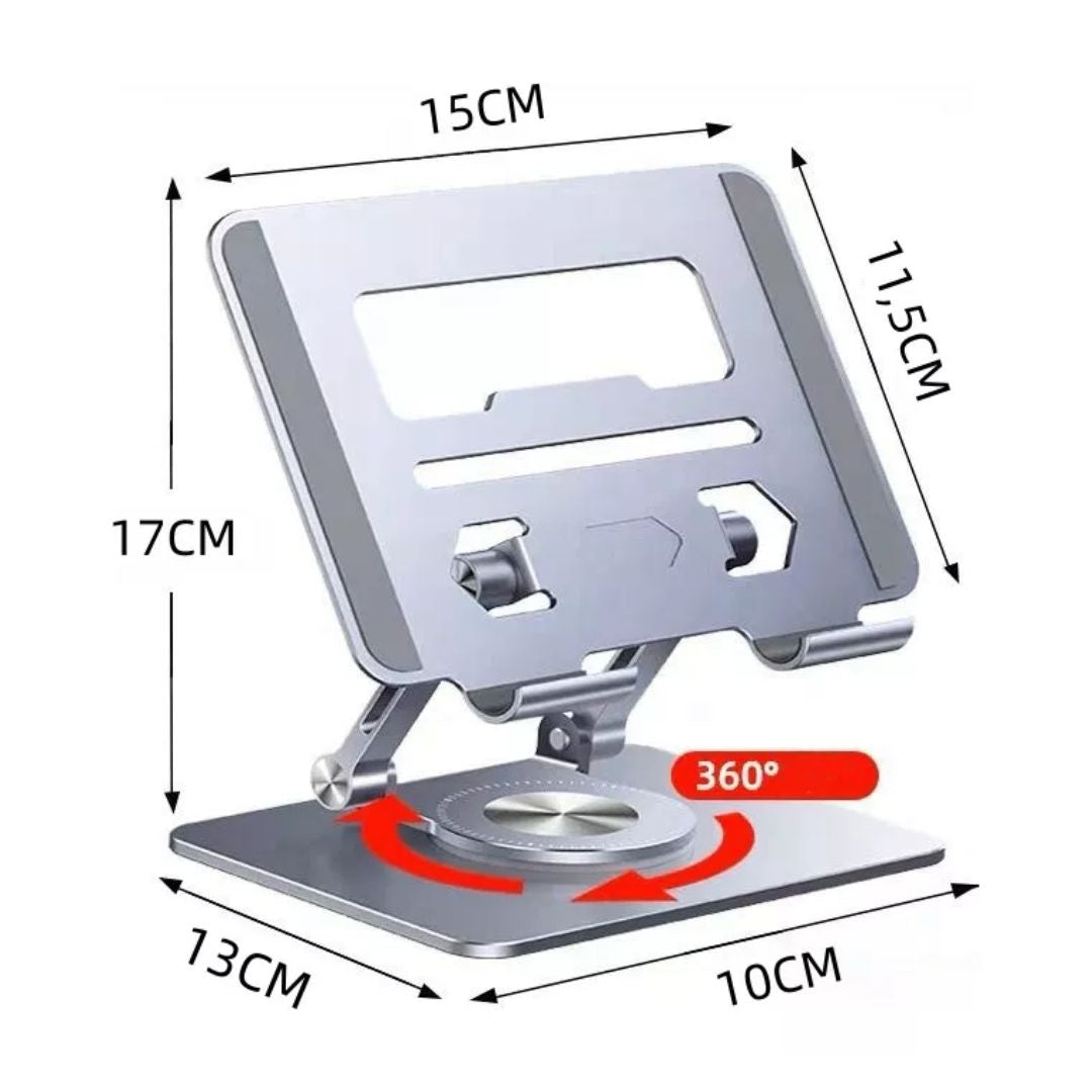Suporte De Mesa P Samsung Fold Tablet iPad Laptop Alumínio
