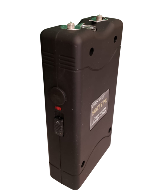 Lanterna Manual com Taser Recarregável com Capa de Proteção Luatek LT-467