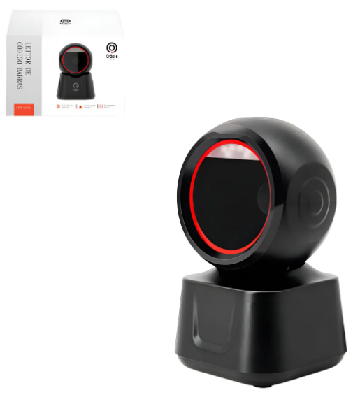 Leitor de Código de Barras 1D com Fio USB Plug and Play Oasis OIA-8361