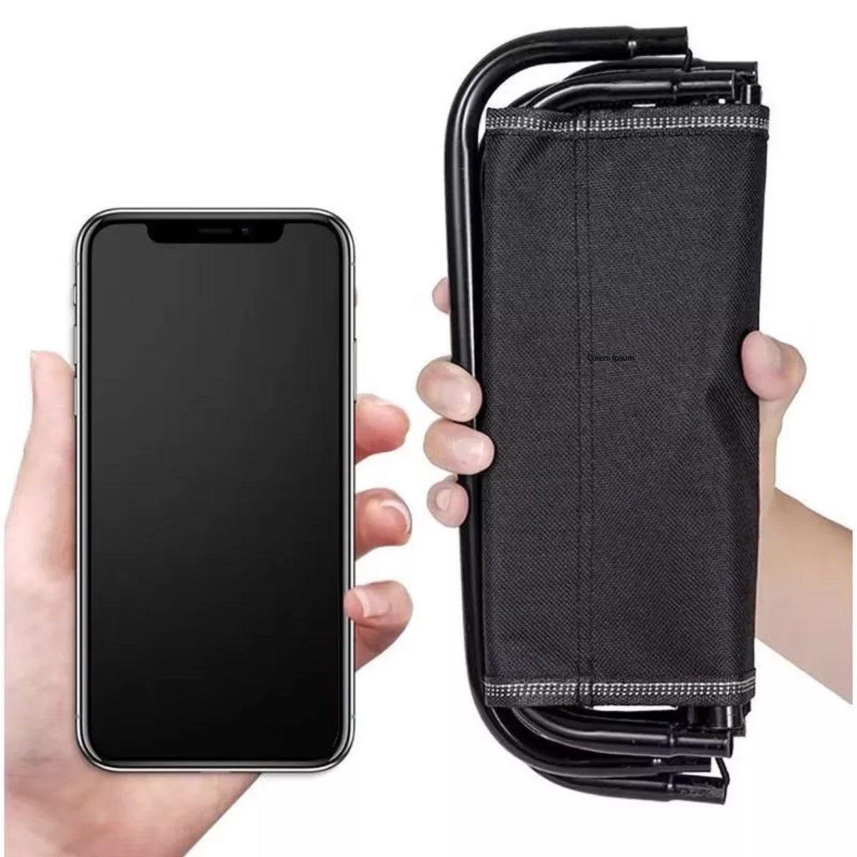 Cadeira Dobravél Portátil Para até 100kg Tomate