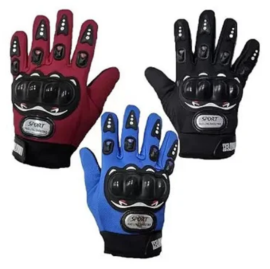 Luva Sport de Malha com Proteção para Moto, Bike e Esportes Luatek LKS-802