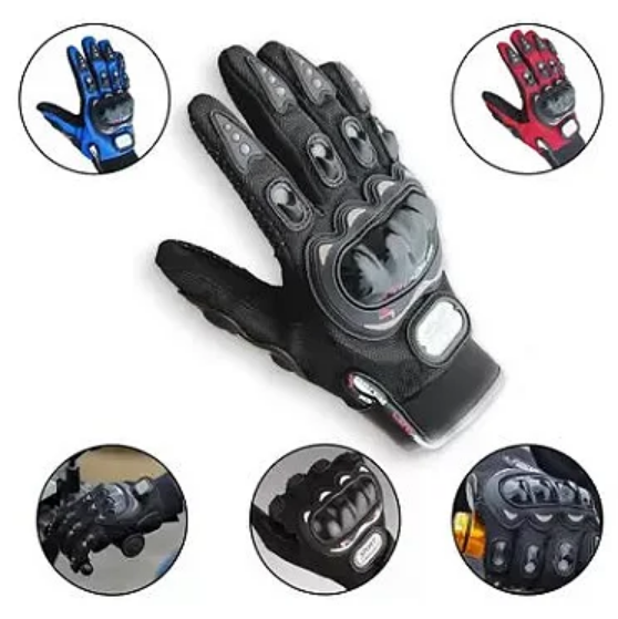 Luva Sport de Malha com Proteção para Moto, Bike e Esportes Luatek LKS-802