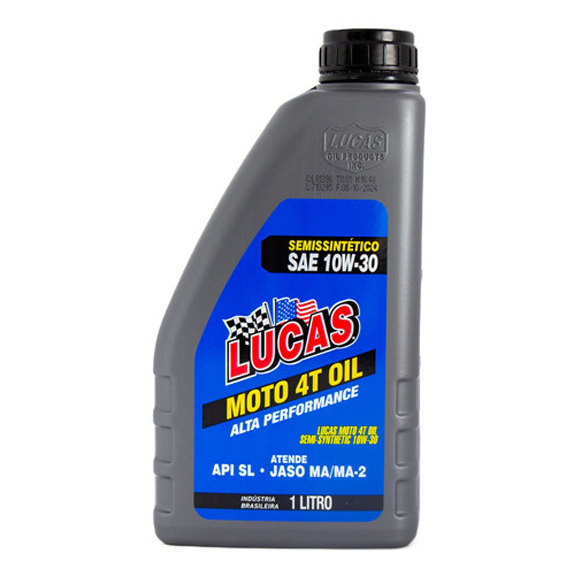 Kit 2 Óleo Lucas Oil 10w30 Moto/quadriciclo 1l Semisintético