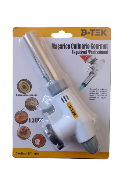 Maçarico Culinário B-Max BM005 com Regulagem de Chama