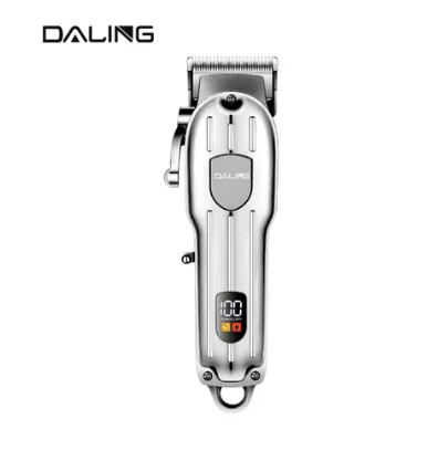 Máquina de Cortar Cabelo Recarregável Sem Fio com 4 Pentes e Escova Daling DL-1661