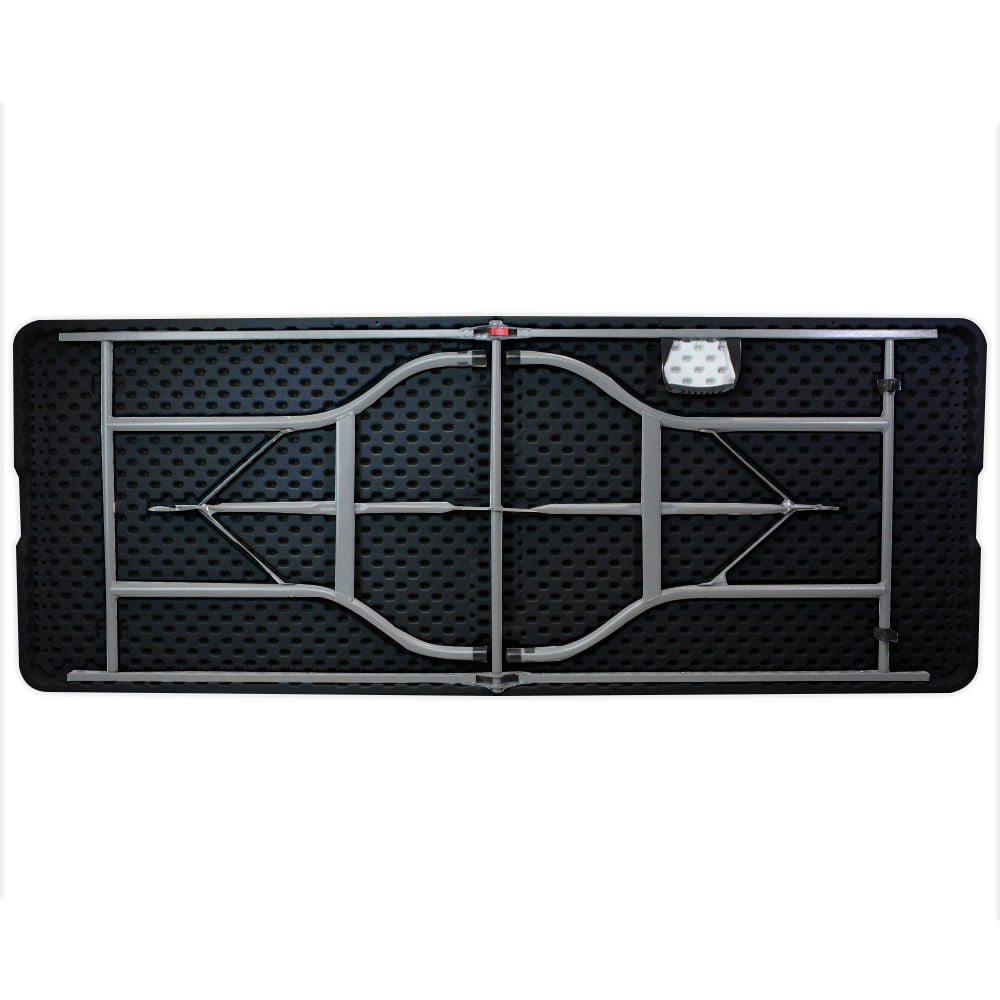 Mesa Portátil para Camping e Lazer Robust Preto 1,80m Ntk