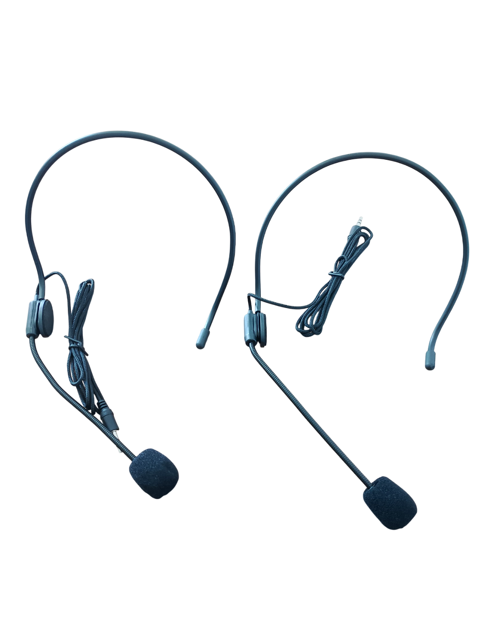 Microfone Dinâmico Sem Fio com 2 Lapelas, 2 Headsets e 2 Transmissores Lelong LE-925