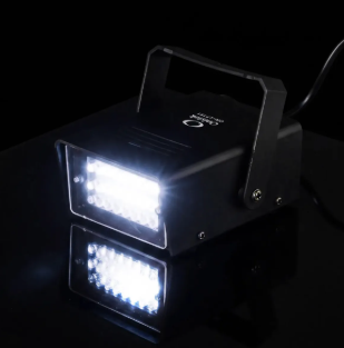 Mini Strobo com 24 LEDs 3W para Festas e Eventos Onistek ON-LP191