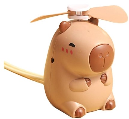 Mini Ventilador Portátil Capivara Recarregável USB 5V 1A 4W Oasis OIH-6108
