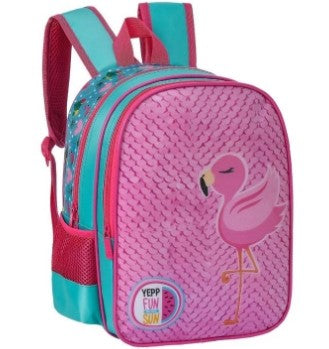 Mochila Infantil Feminina Flamingo 13 Polegadas Yepp Kids MIF5312-13