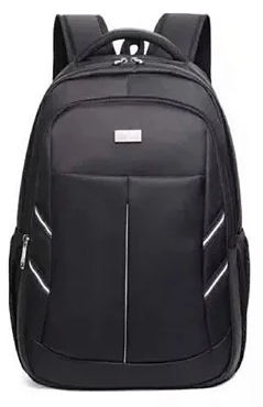 Mochila Masculina Esportiva Preta com Faixa Refletiva 23 Litros Tailaisi TA2408M
