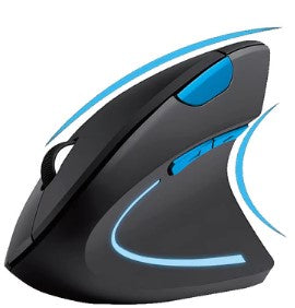Mouse Ergonômico Vertical Sem Fio Recarregável com Nano Receptor Knup KP-MU025