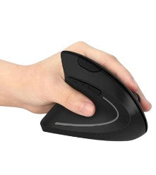 Mouse Ergonômico Vertical Sem Fio Recarregável com Nano Receptor Knup KP-MU025