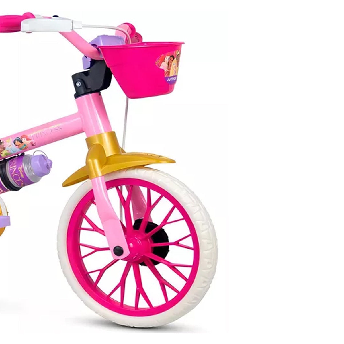 Bicicleta Infantil Passeio Diversão Aro 12 Disney Princesas