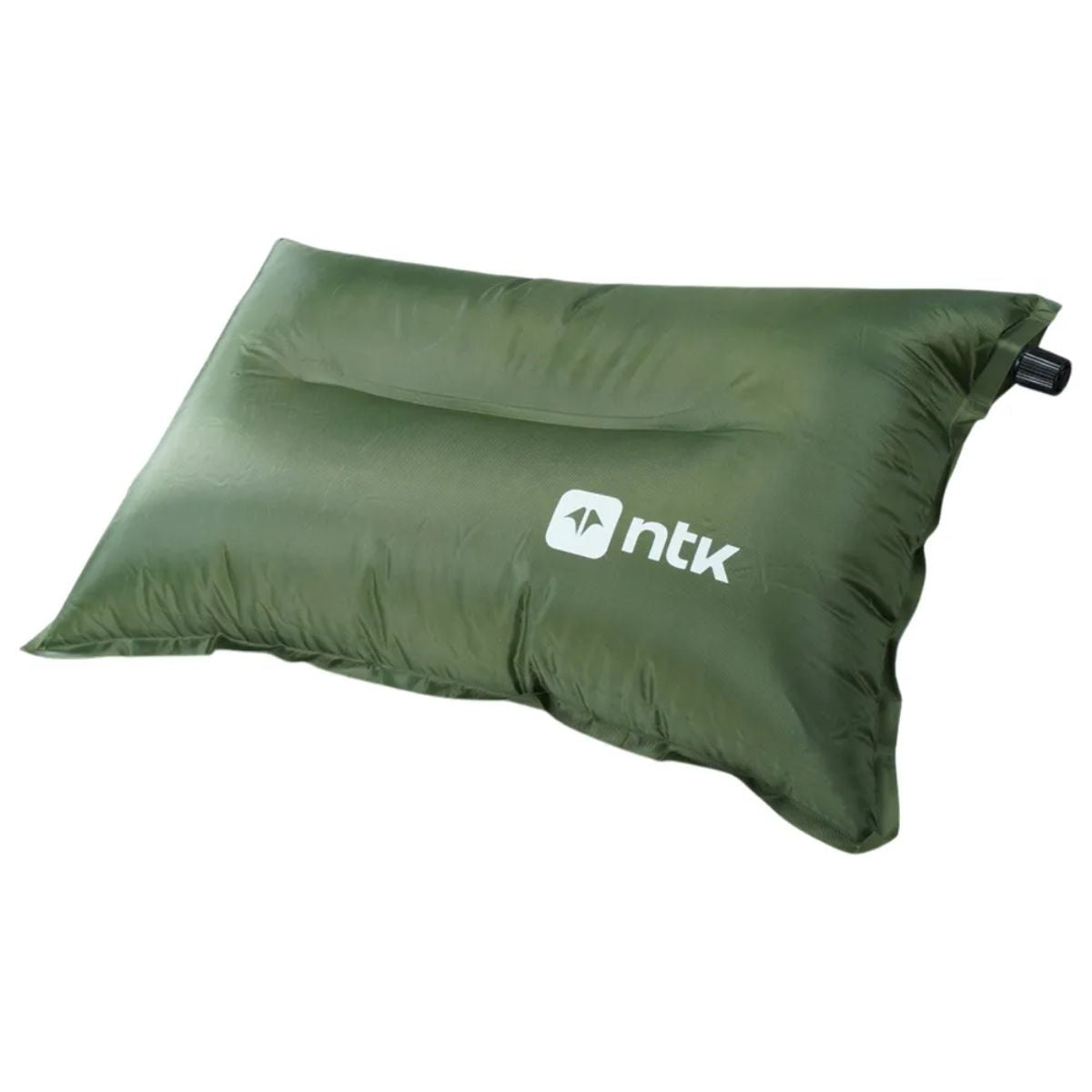 Travesseiro Auto Inflável Para Camping Compacto Verde Comfy