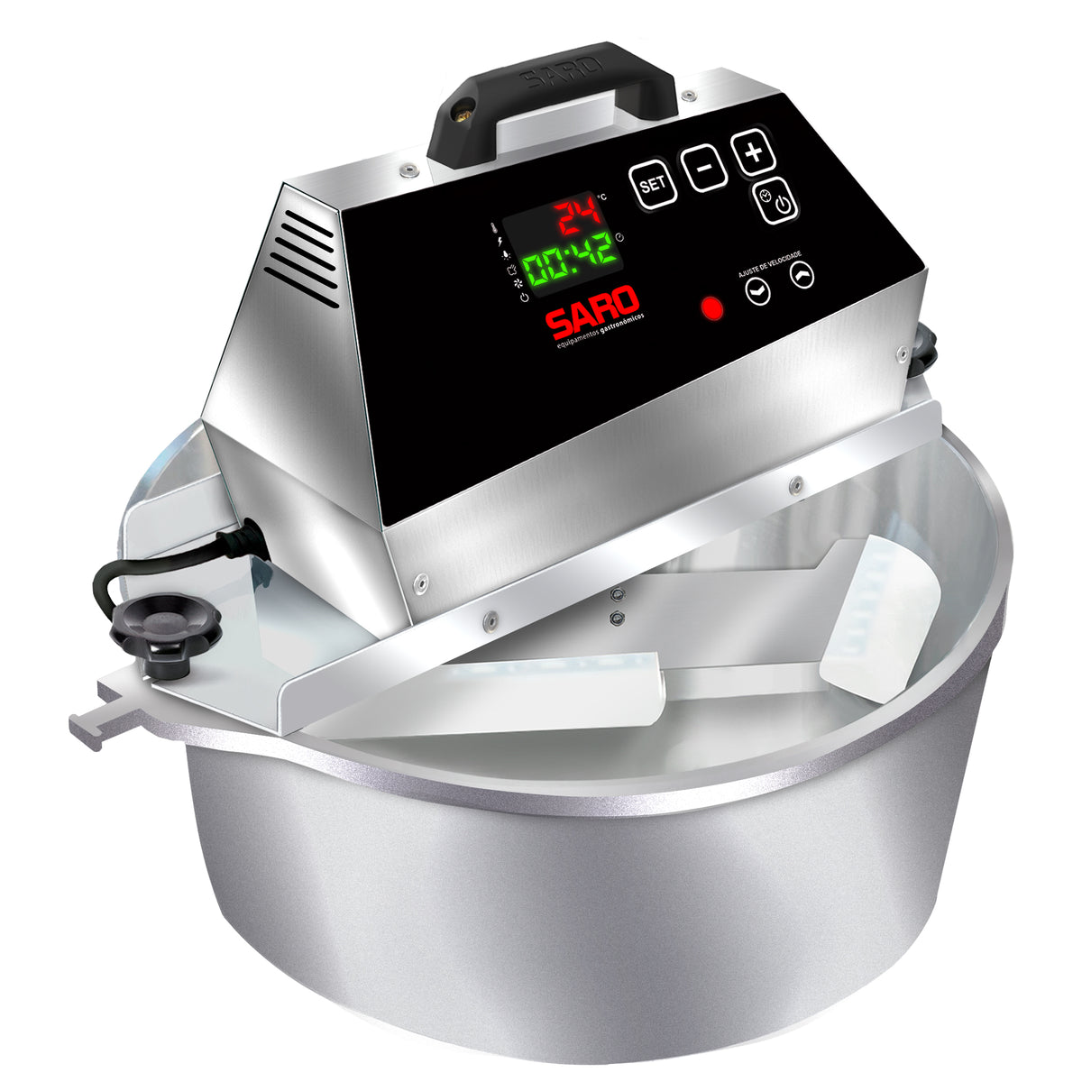 Panela Misturadeira Elétrica Digital Saro PA10D 10 Litros Bivolt
