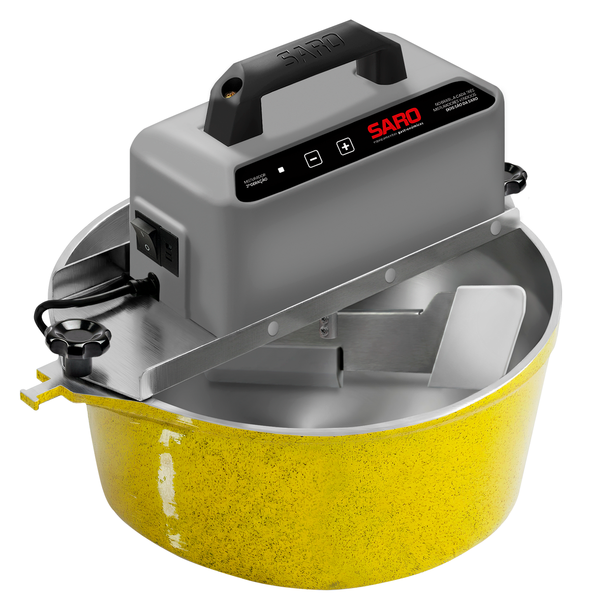 Panela Misturadeira Elétrica Saro PA10 10 Litros Bivolt para Doces e Salgados