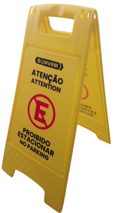 Placa Sinalizadora Proibido Estacionar Bomvink BOM-7507