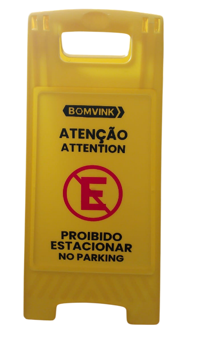 Placa Sinalizadora Proibido Estacionar Bomvink BOM-7507