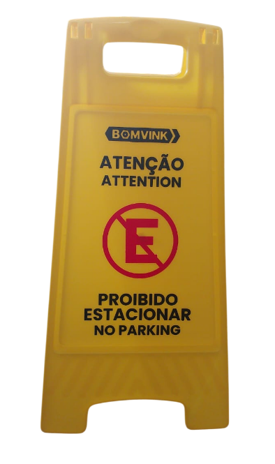 Placa Sinalizadora Proibido Estacionar Bomvink BOM-7507