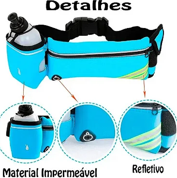 Pochete Esportiva Impermeável Com Suporte Para Garrafa IT-BLUE LE-3716