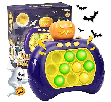 Brinquedo Pop It Eletrônico Halloween com Sensor, LED e Som JH-012