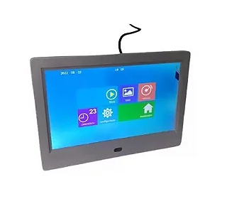 Porta Retrato Digital 7 Polegadas HD com Controle Remoto IT-Blue MAX-703