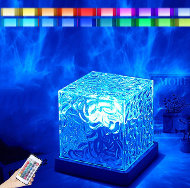 Projetor de Luz 16 Cores 10W com Controle Remoto e Cabo USB Grasep D-LED04