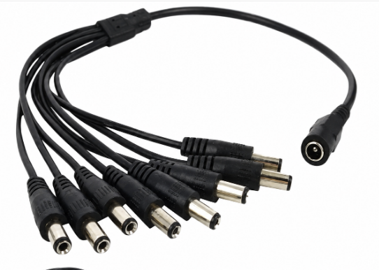 Rabicho P4 1 Fêmea para 4 Machos para CFTV e Fita de LED Aitek Sigma-P128
