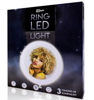 Ring Light 10 Polegadas USB sem Tripé MBTech MB84371