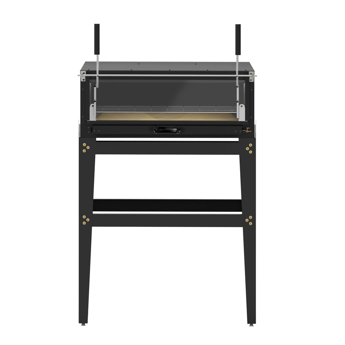 Forno Guilhotina a Gás GLP Saro FG86GLP 80x60 cm com Cavalete 8 Pizzas