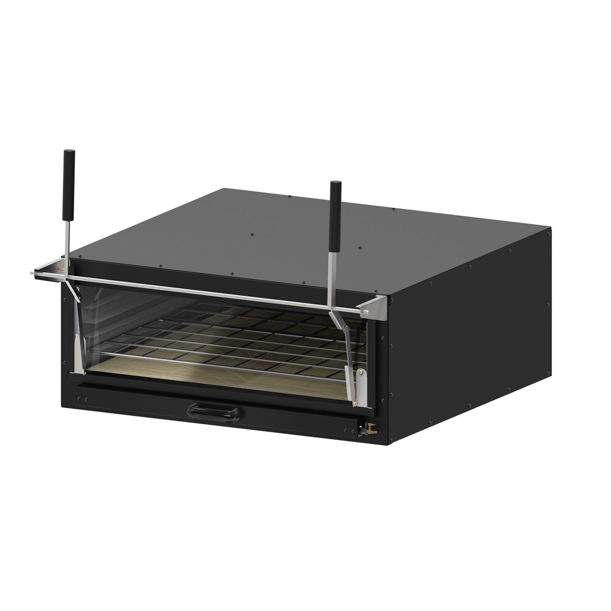 Forno Guilhotina a Gás GLP Saro FG86GLP 80x60 cm com Cavalete 8 Pizzas