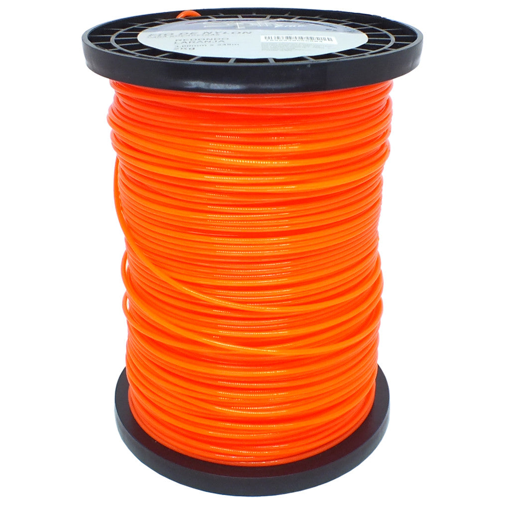 Fio de Nylon Rolo 2kg com 248 Metros - Redondo 3,00mm - Cor Laranja - Spin Linha Premium – foto 2