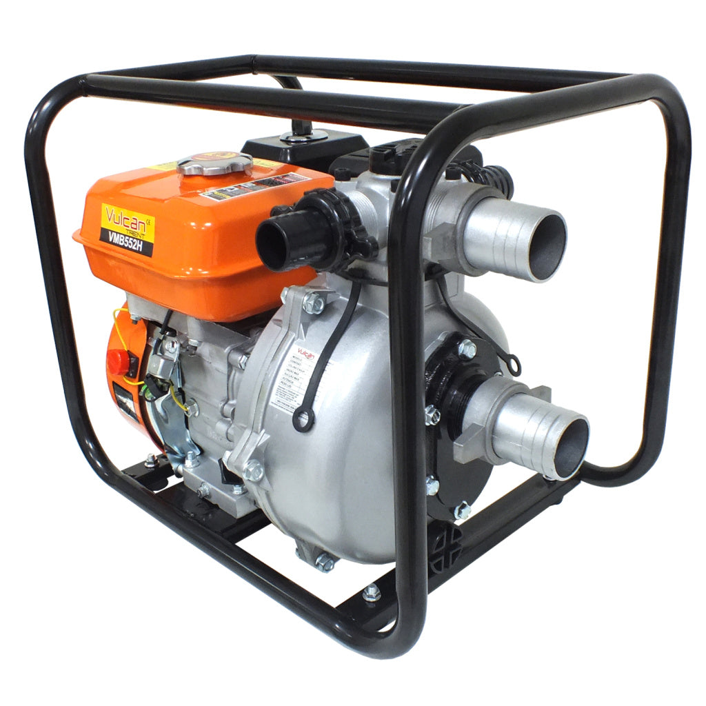 Motobomba Gasolina 4T Autoescorvante de Alta Pressão 2" Pol 212 Cc 7HP VMB552H Vulcan Trent – foto 1