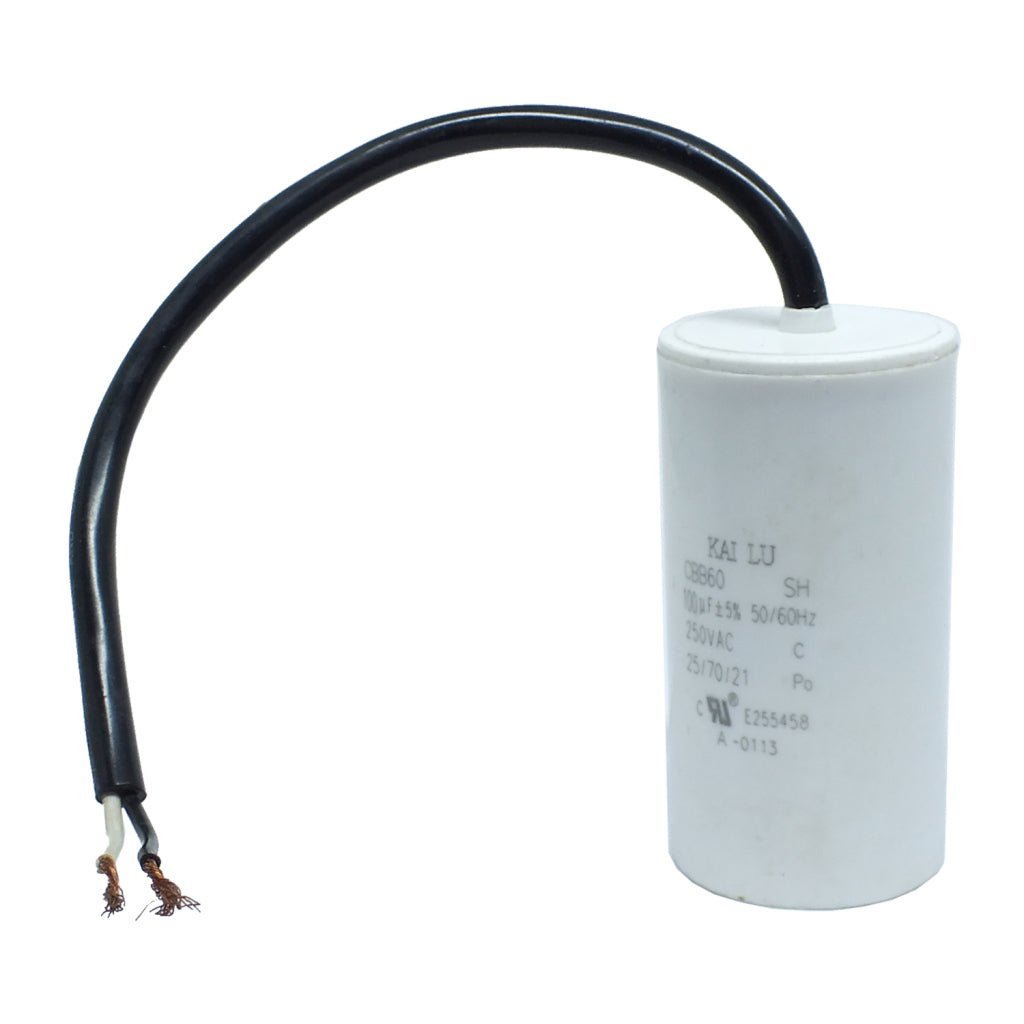 Capacitor 127V 100uf /250v para Lavadora VLP2500 – foto 1