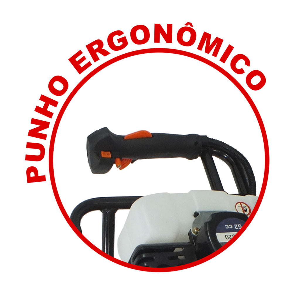 Perfurador de Solo 2T 52cc 2,5hp com Broca 80x20cm VPS520 Vulcan Trent – foto 5