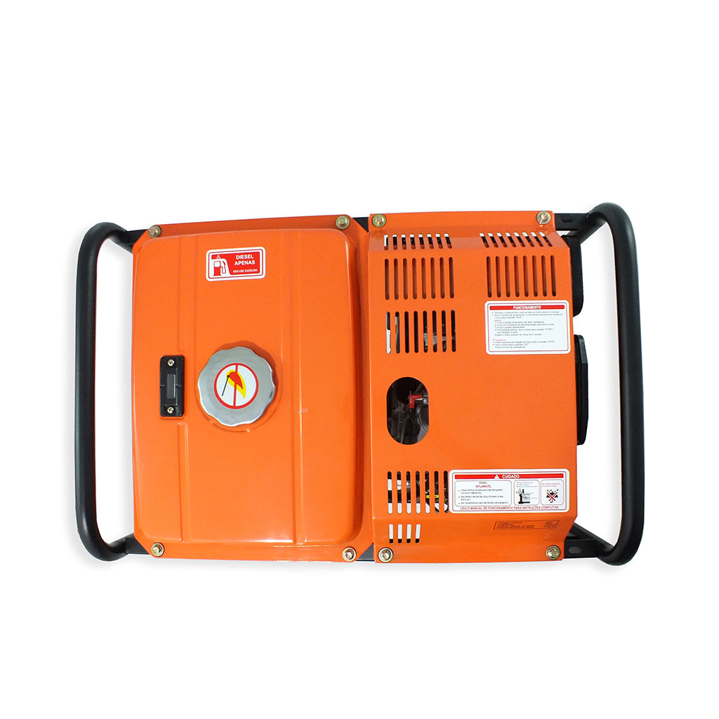 Gerador Diesel 269cc 7HP 3.6kVA 3600W Bivolt Partida Manual VG3600D Vulcan Trent – foto 4
